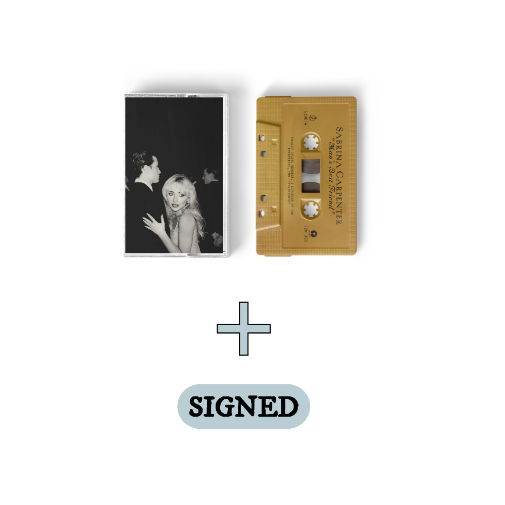 Man's Best Friend D2C Alt Cover Cassette + Signed Art Card Bundle